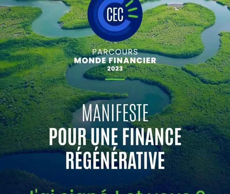 Signez le manifeste pour une finance régénérative